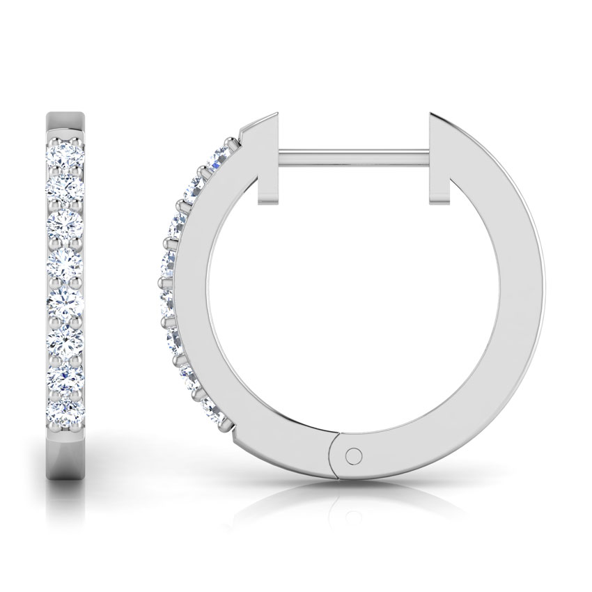 Enigma Diamond Hoop Earrings Enigma Diamond Hoop Earrings