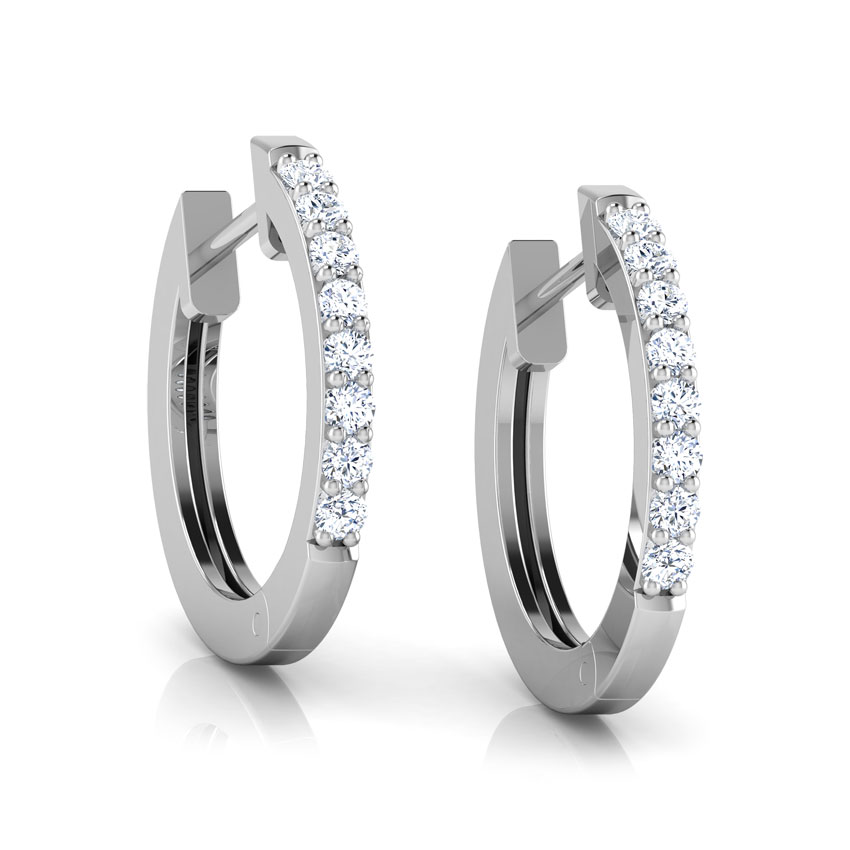 Enigma Diamond Hoop Earrings Enigma Diamond Hoop Earrings
