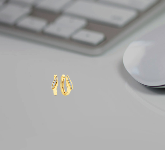 Euphoria Diamond Hoop Earrings