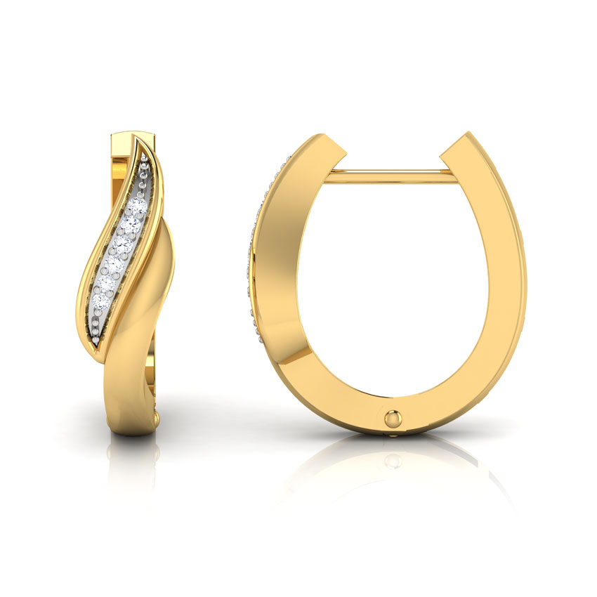 Euphoria Diamond Hoop Earrings