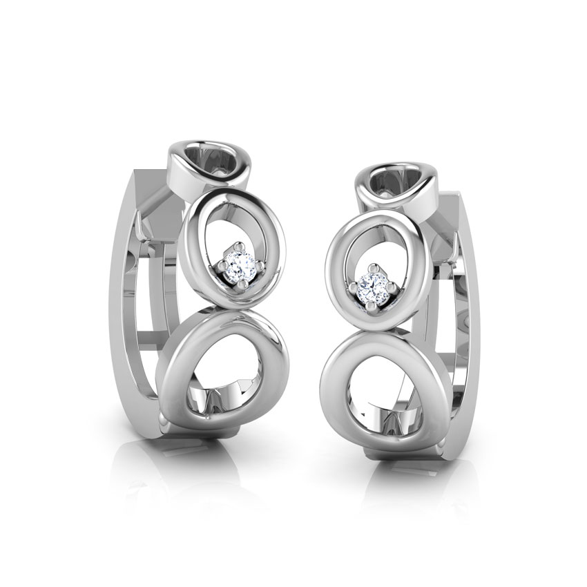 Monarch Diamond Hoop Earrings