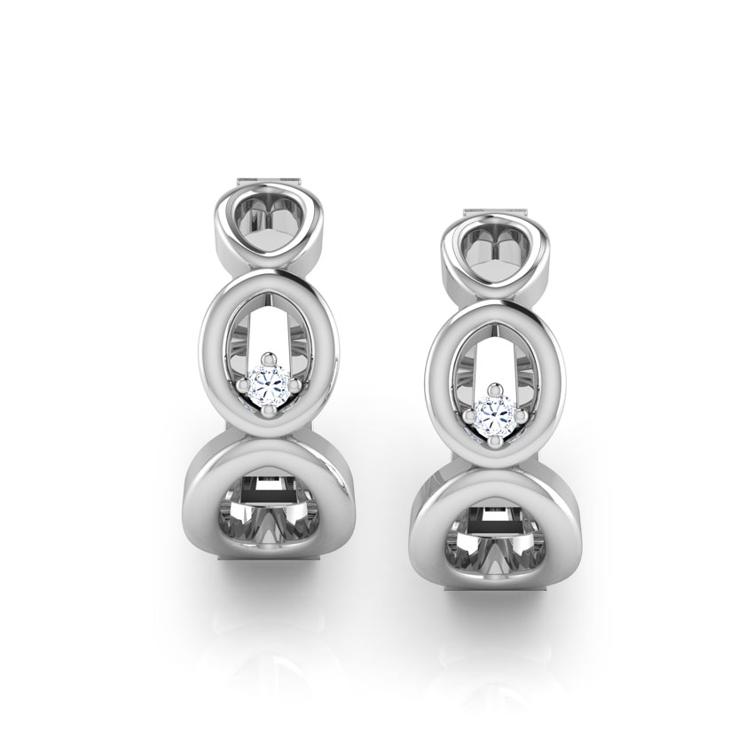 Monarch Diamond Hoop Earrings