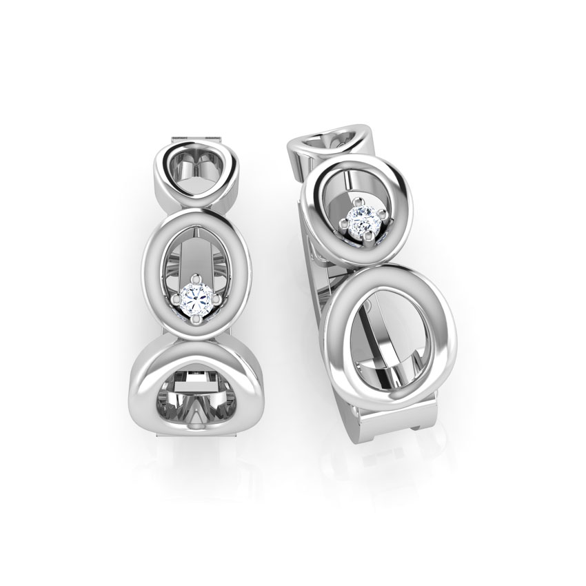 Monarch Diamond Hoop Earrings