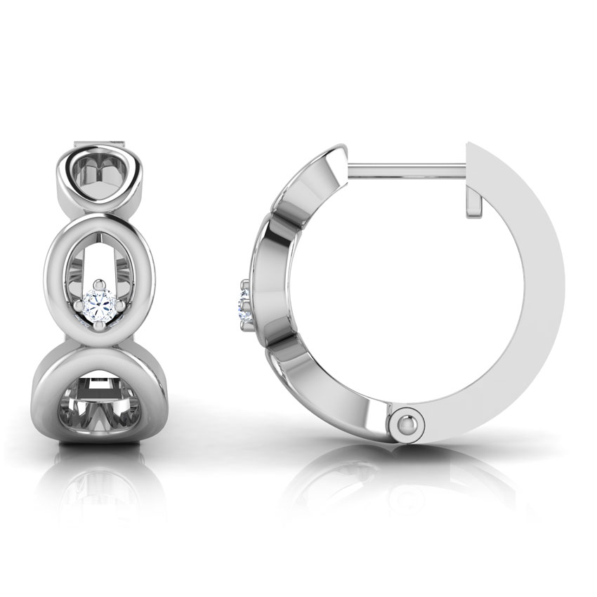 Monarch Diamond Hoop Earrings