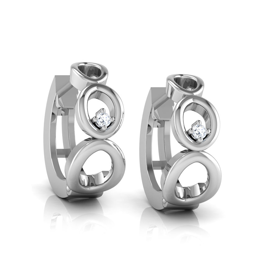 Monarch Diamond Hoop Earrings