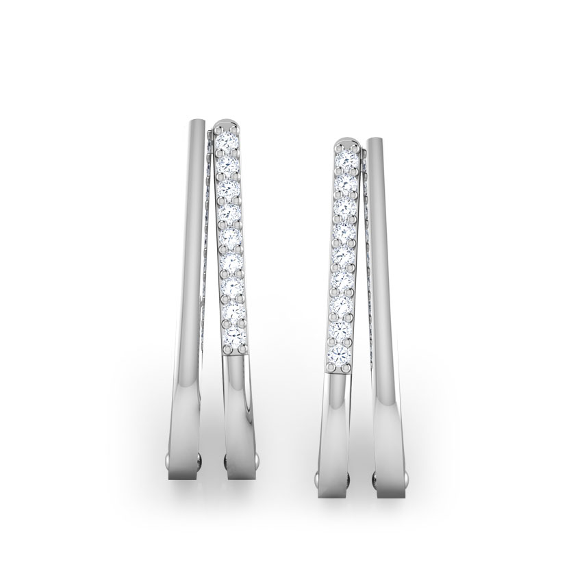 Bliss Diamond Hoop Earrings Bliss Diamond Hoop Earrings