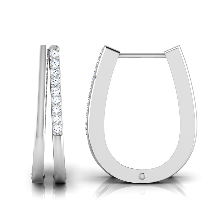 Bliss Diamond Hoop Earrings Bliss Diamond Hoop Earrings