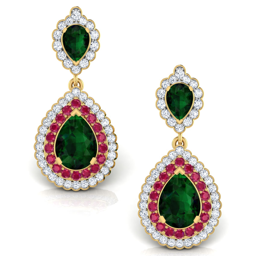 Misam Gemstone Drop Earrings Misam Gemstone Drop Earrings