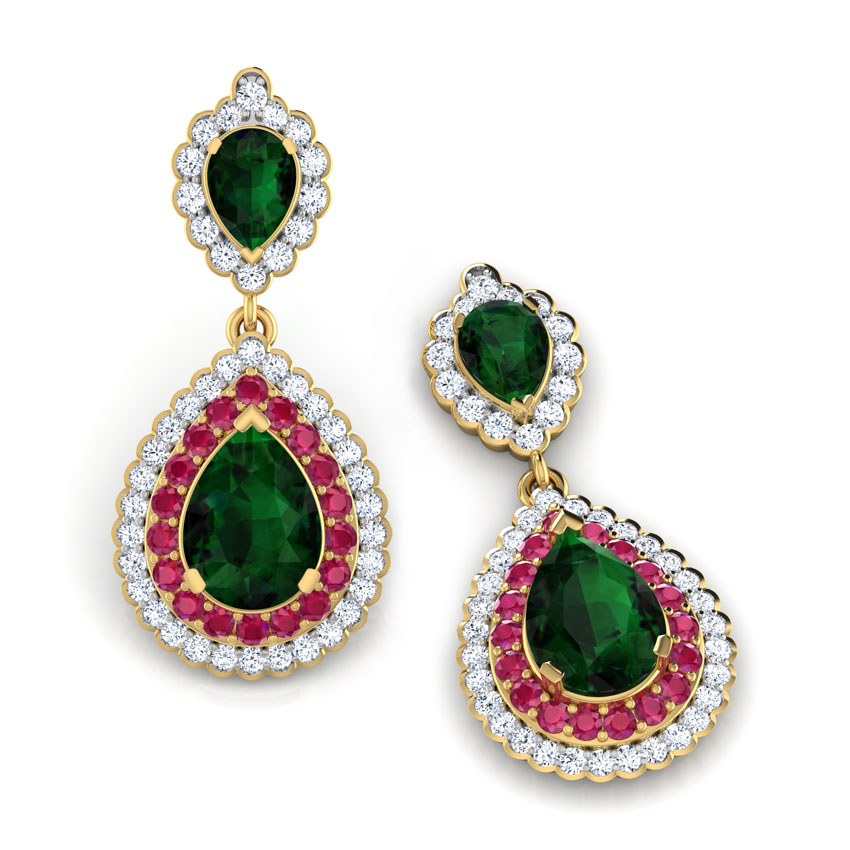 Misam Gemstone Drop Earrings Misam Gemstone Drop Earrings