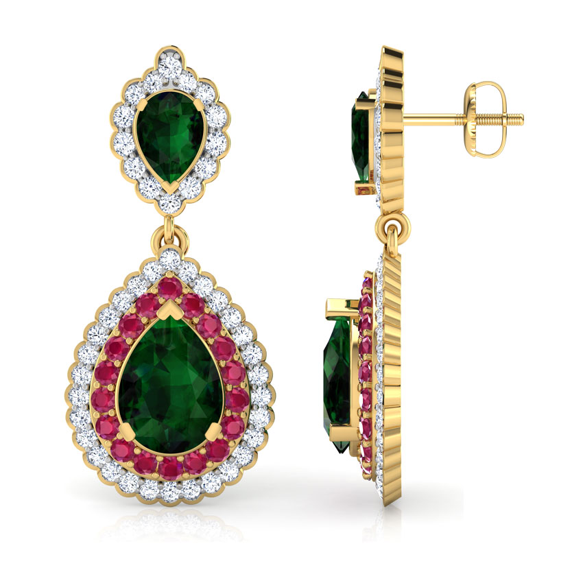 Misam Gemstone Drop Earrings Misam Gemstone Drop Earrings