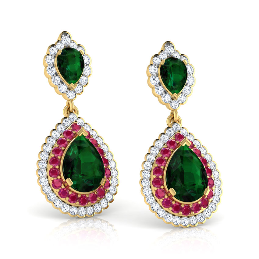 Misam Gemstone Drop Earrings Misam Gemstone Drop Earrings