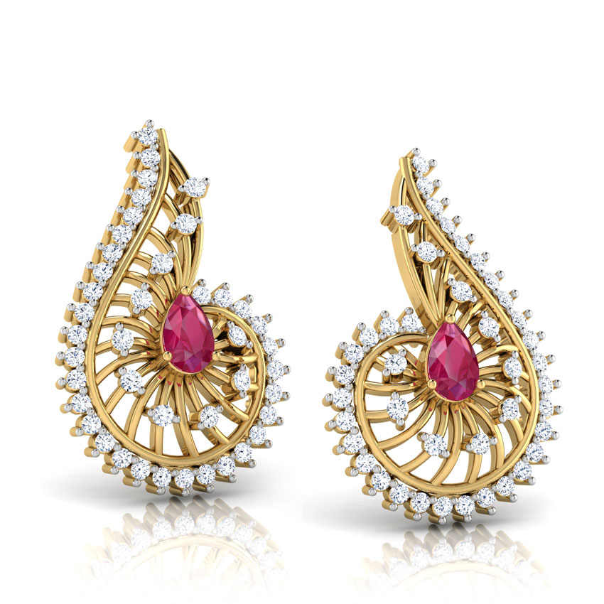 Komal Gemstone Drop Earrings