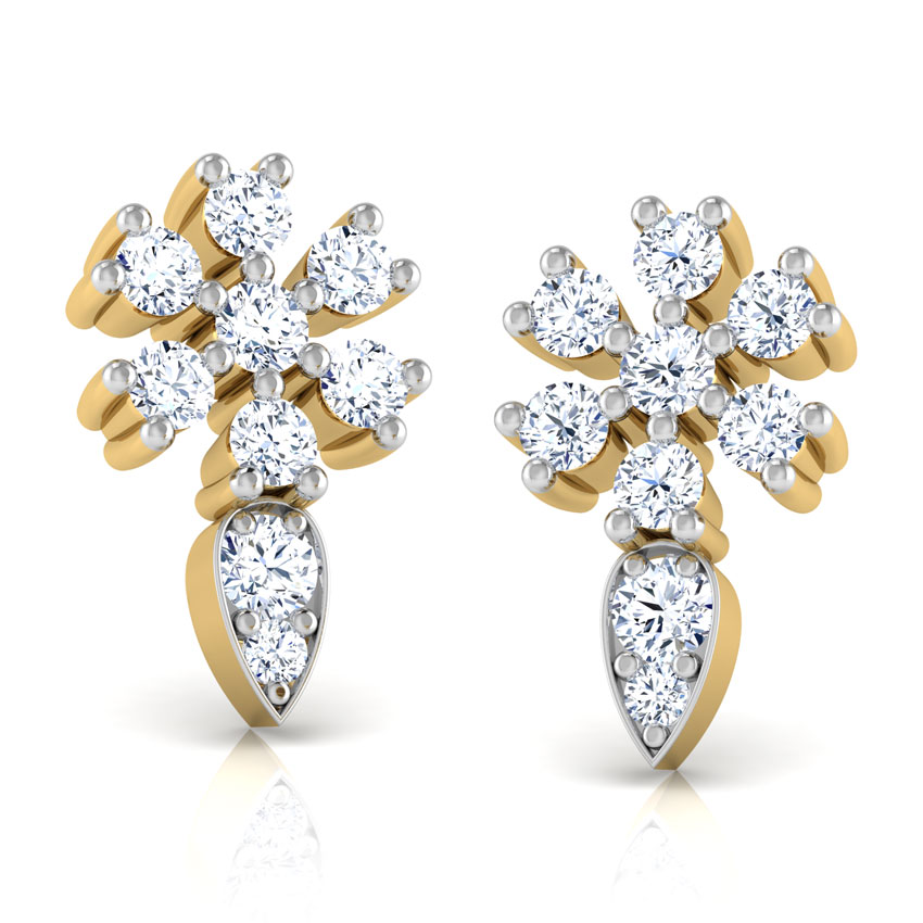 Bell Flower Stud Earrings