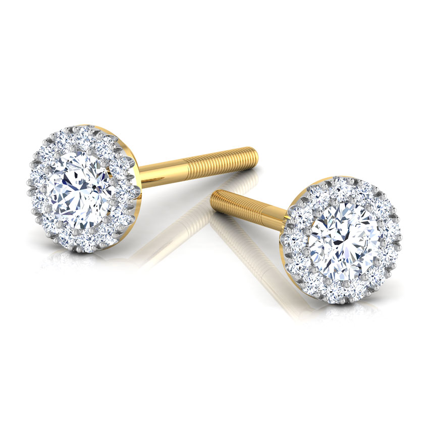 Halo Bloom Diamond Stud Earrings Halo Bloom Diamond Stud Earrings