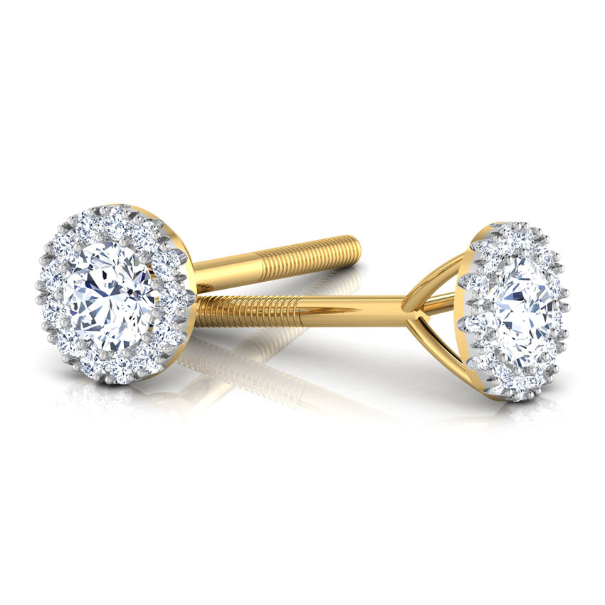 Halo Bloom Diamond Stud Earrings Halo Bloom Diamond Stud Earrings