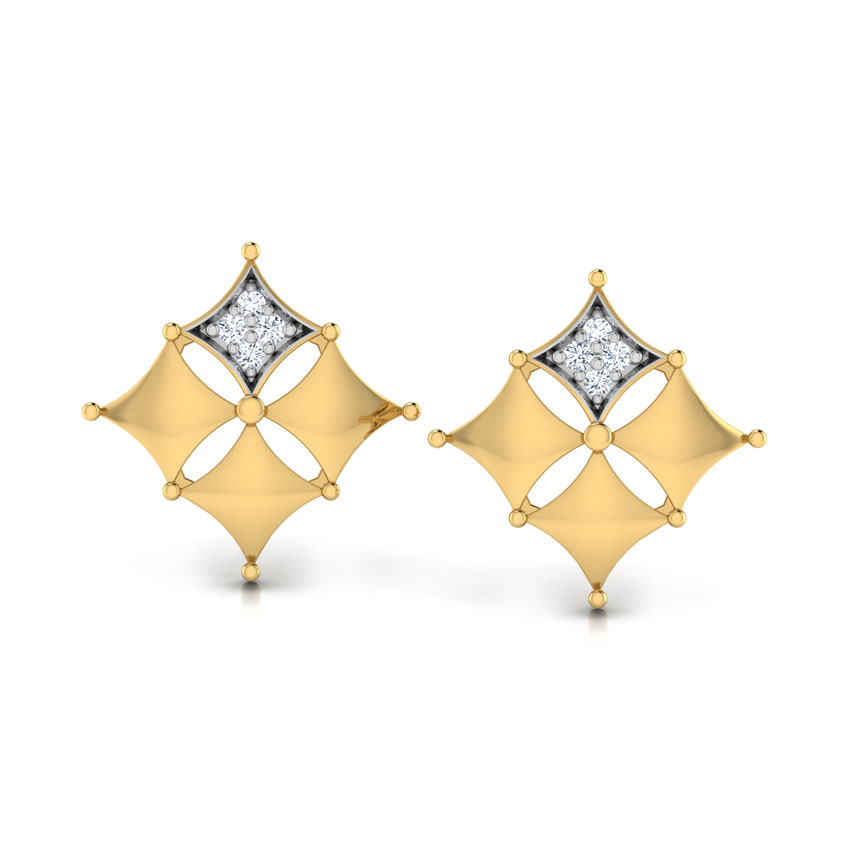 Four Square Earring