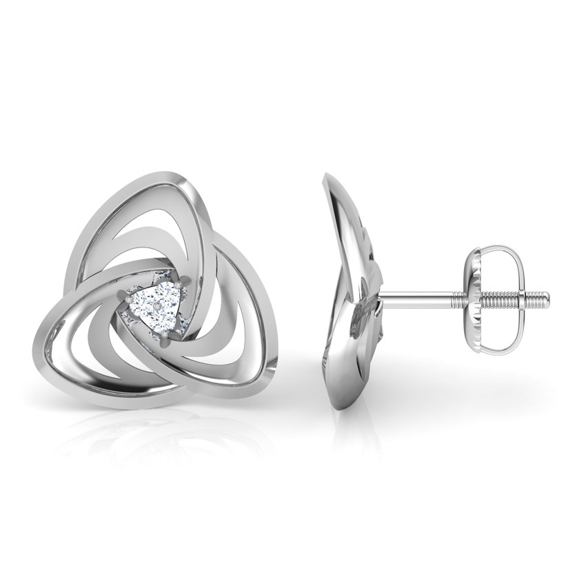 Fiona Diamond Stud Earrings