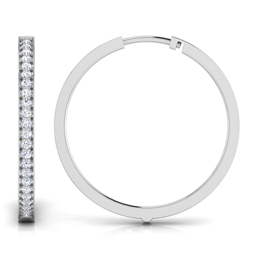 Jazz Diamond Hoop Earrings Jazz Diamond Hoop Earrings
