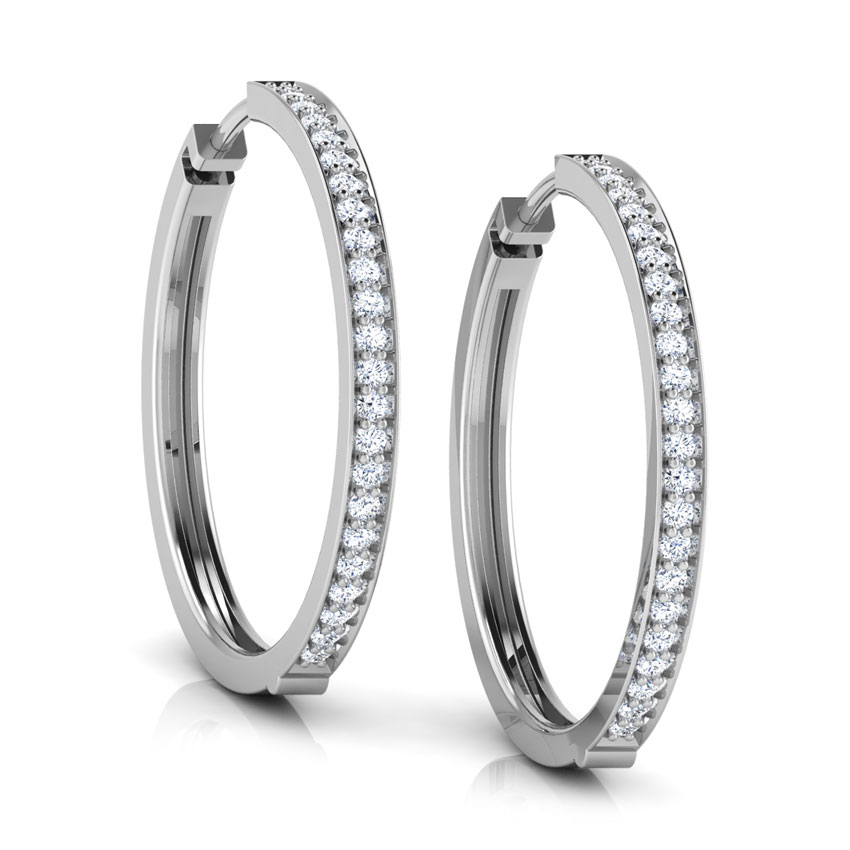 Jazz Diamond Hoop Earrings Jazz Diamond Hoop Earrings