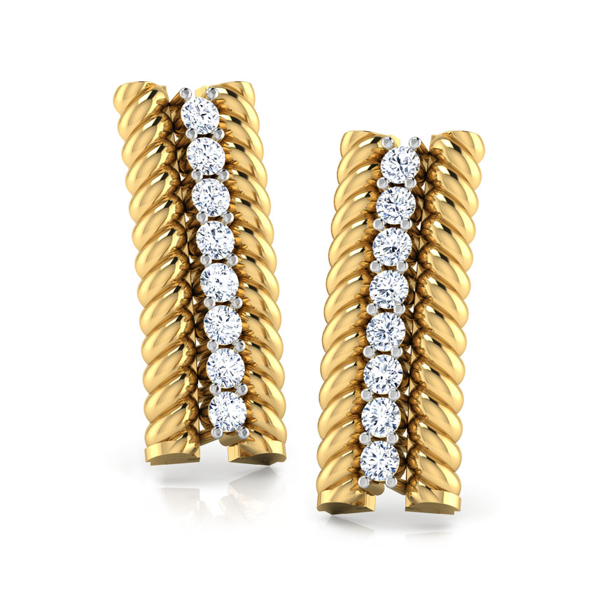Stellar Serrate Stud Earring