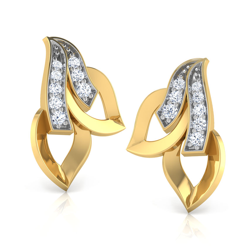Trio Foliate Earring