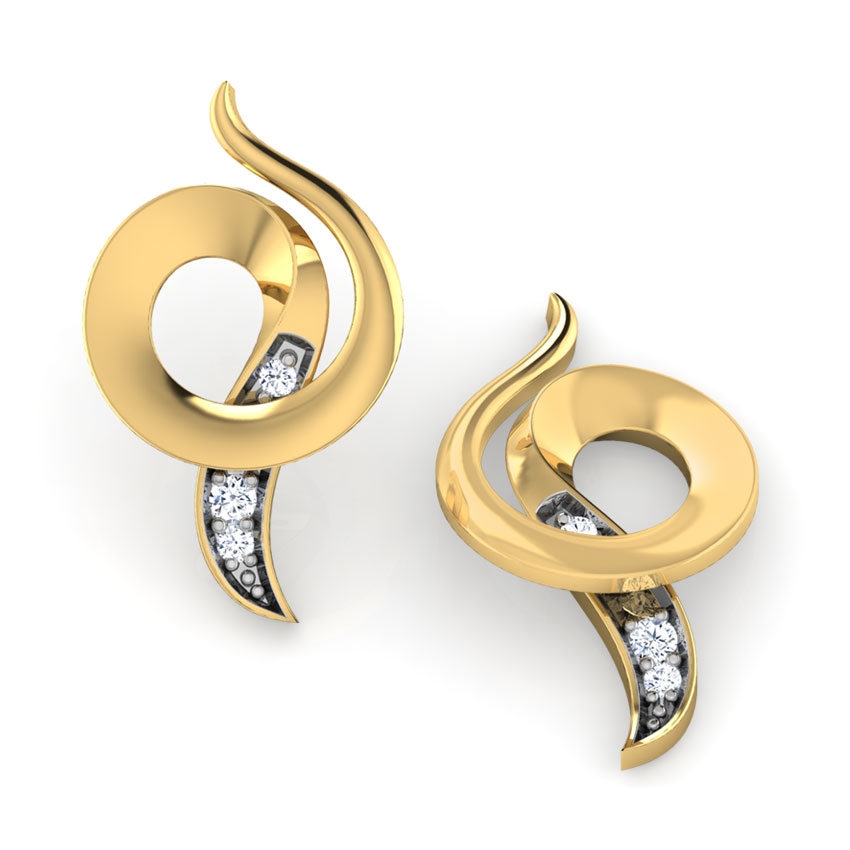 Curled Shell Earring