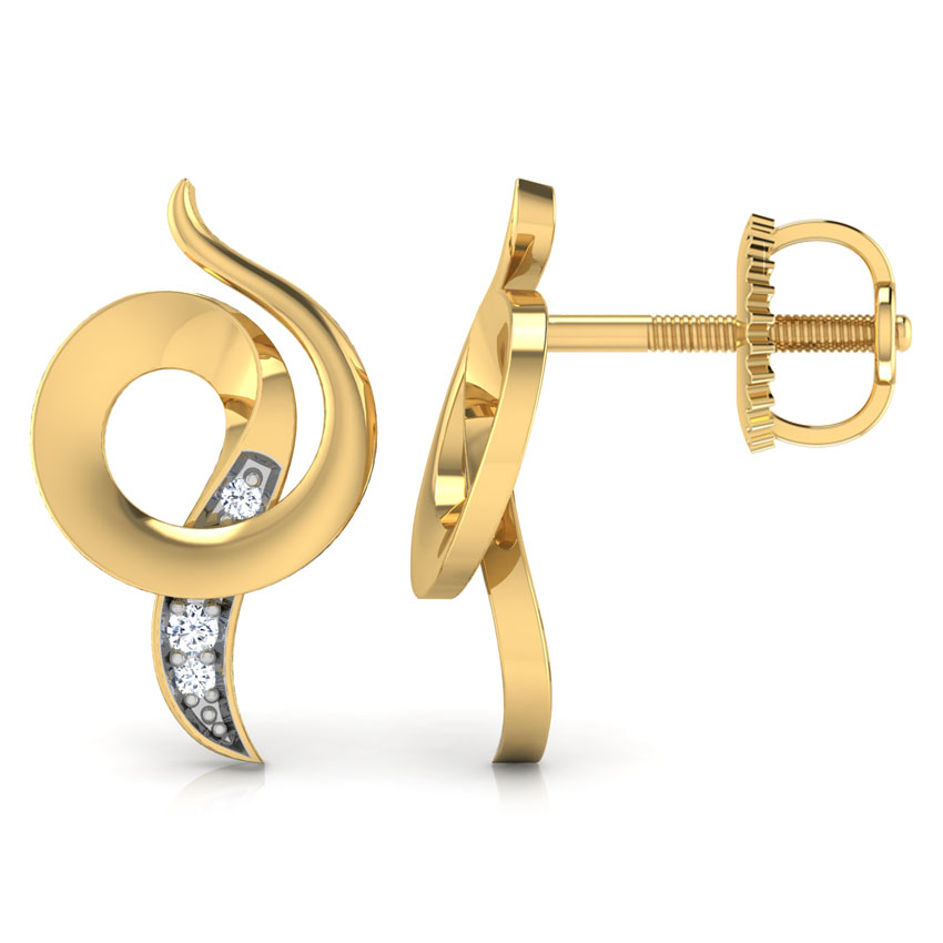 Curled Shell Earring