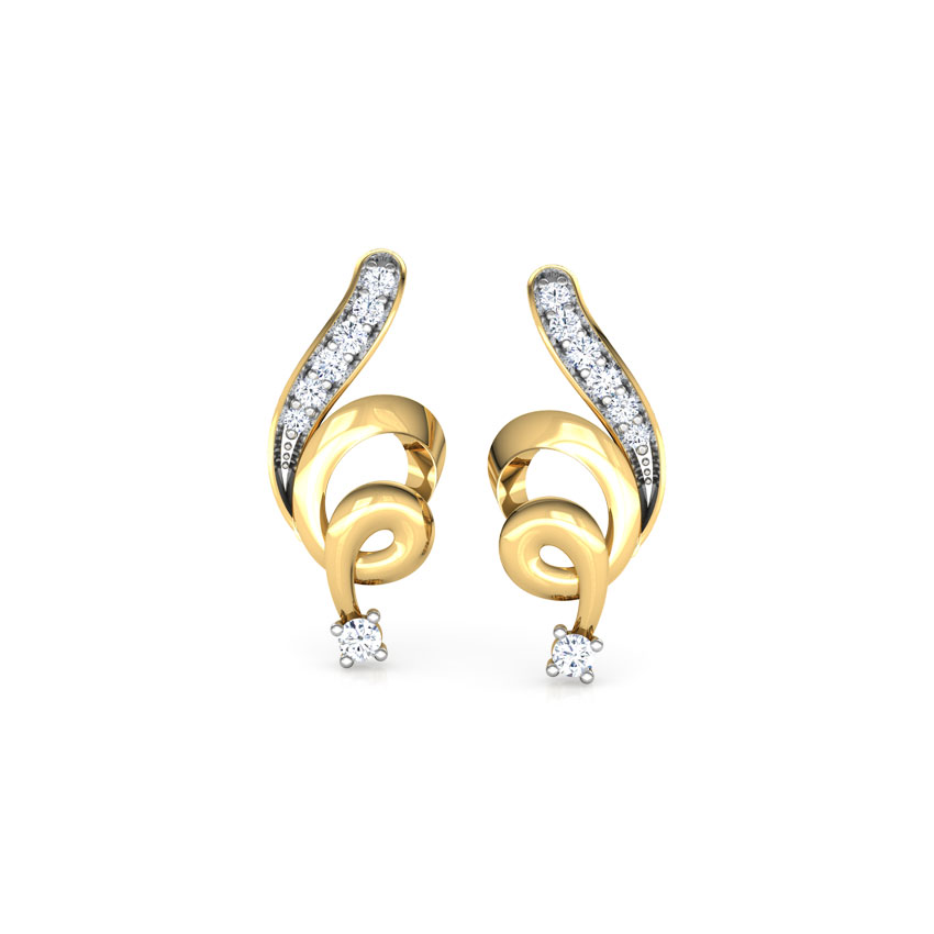 Ribbon Twist Earring