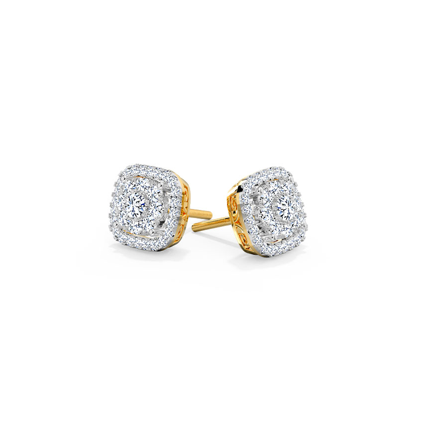 Glitzy Stud Earrings