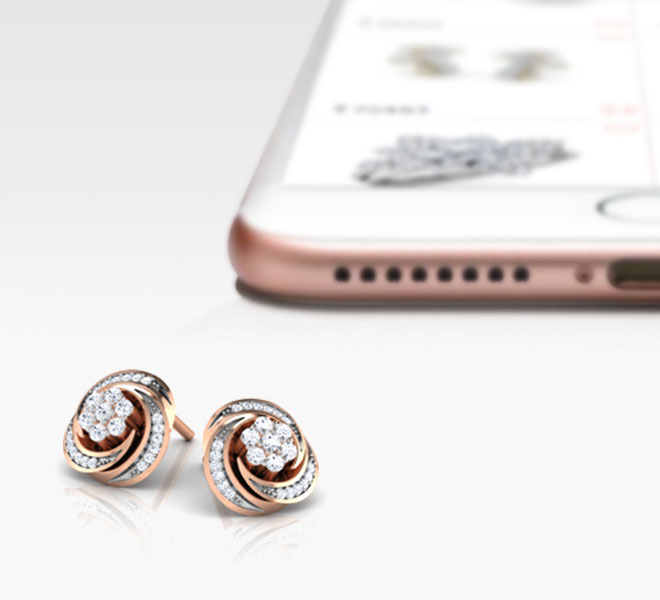 Flora Cluster Diamond Stud Earrings Flora Cluster Diamond Stud Earrings