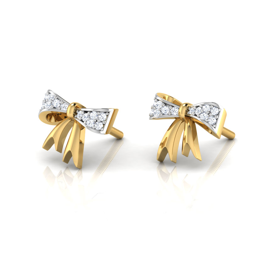 Bow Knot Stud Earrings