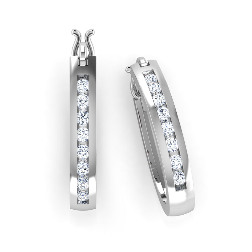 Wendy Diamond Hoop Earrings Wendy Diamond Hoop Earrings
