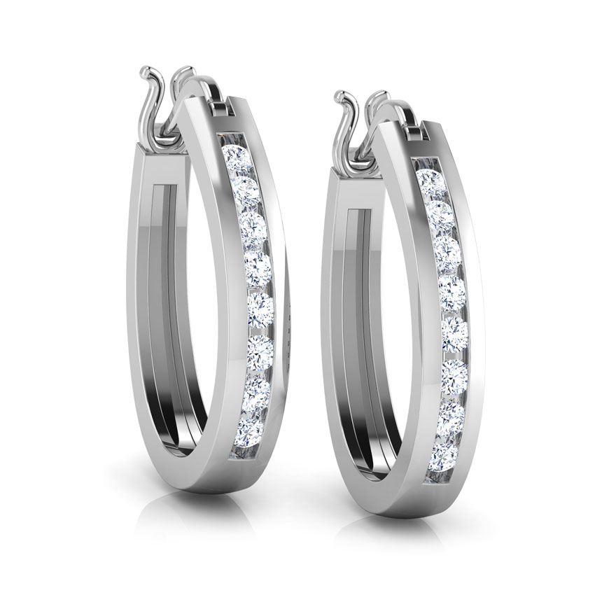 Wendy Diamond Hoop Earrings Wendy Diamond Hoop Earrings