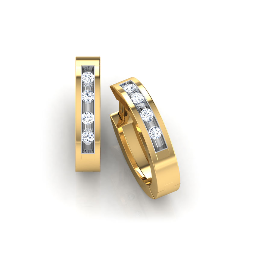 Tanika Diamond Hoop Earrings