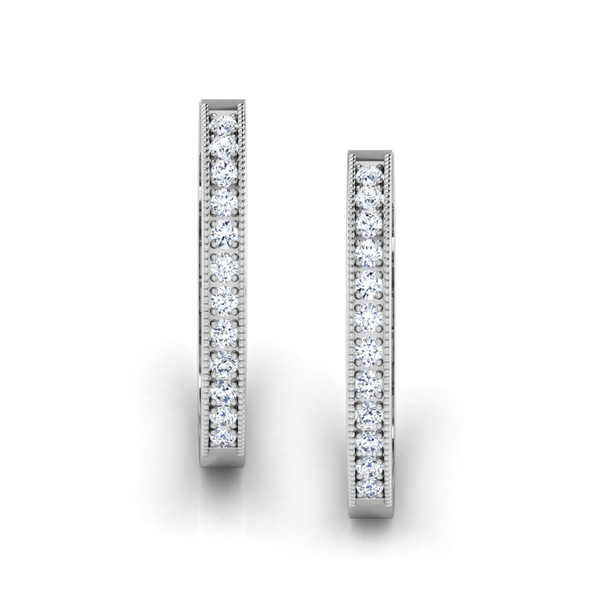 Soliel Shine Diamond Hoop Earrings Soliel Shine Diamond Hoop Earrings