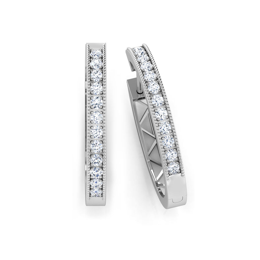 Soliel Shine Diamond Hoop Earrings Soliel Shine Diamond Hoop Earrings