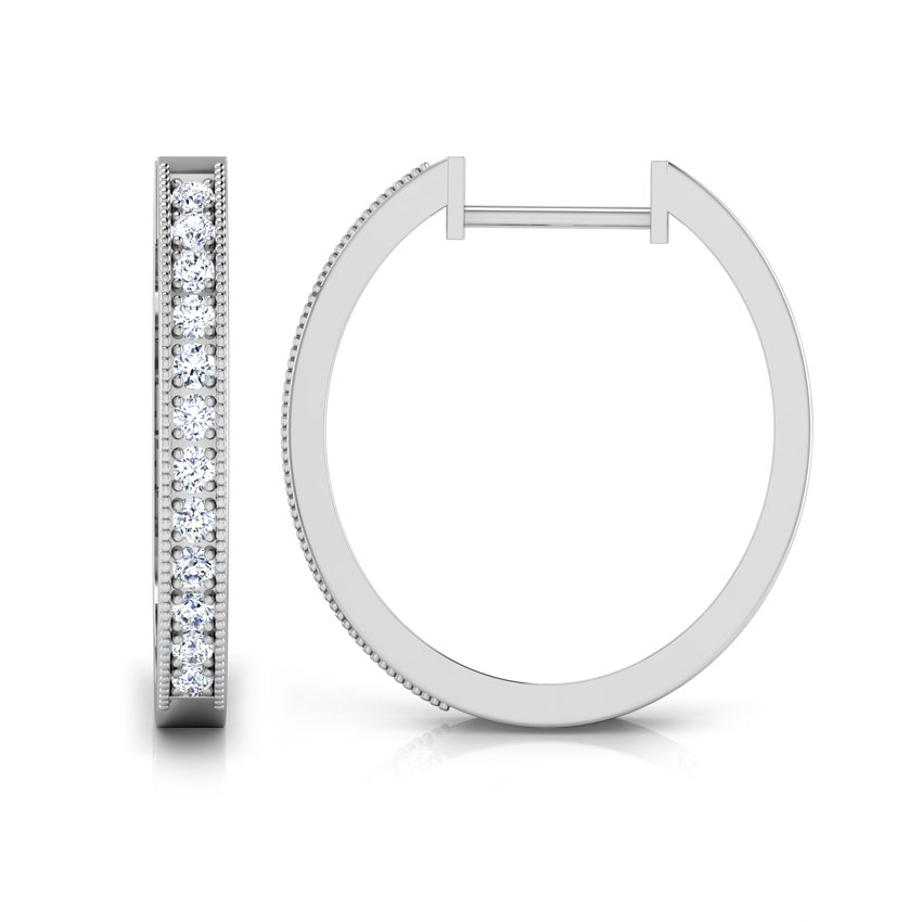 Soliel Shine Diamond Hoop Earrings Soliel Shine Diamond Hoop Earrings