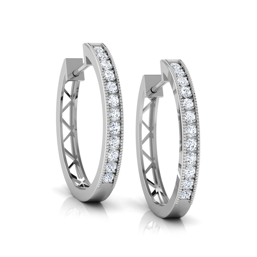 Soliel Shine Diamond Hoop Earrings Soliel Shine Diamond Hoop Earrings