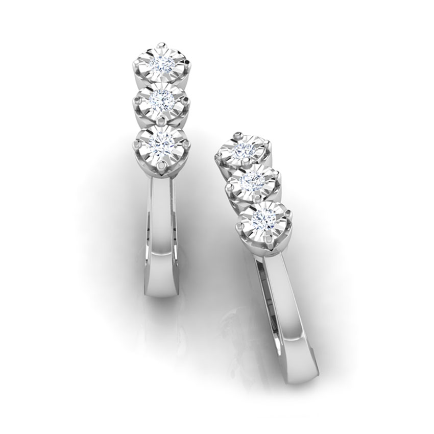 Harmony Diamond Hoop Earrings