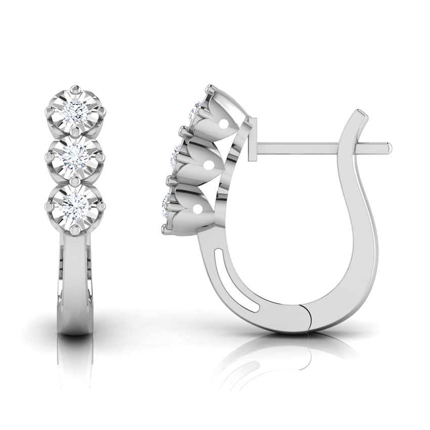 Harmony Diamond Hoop Earrings
