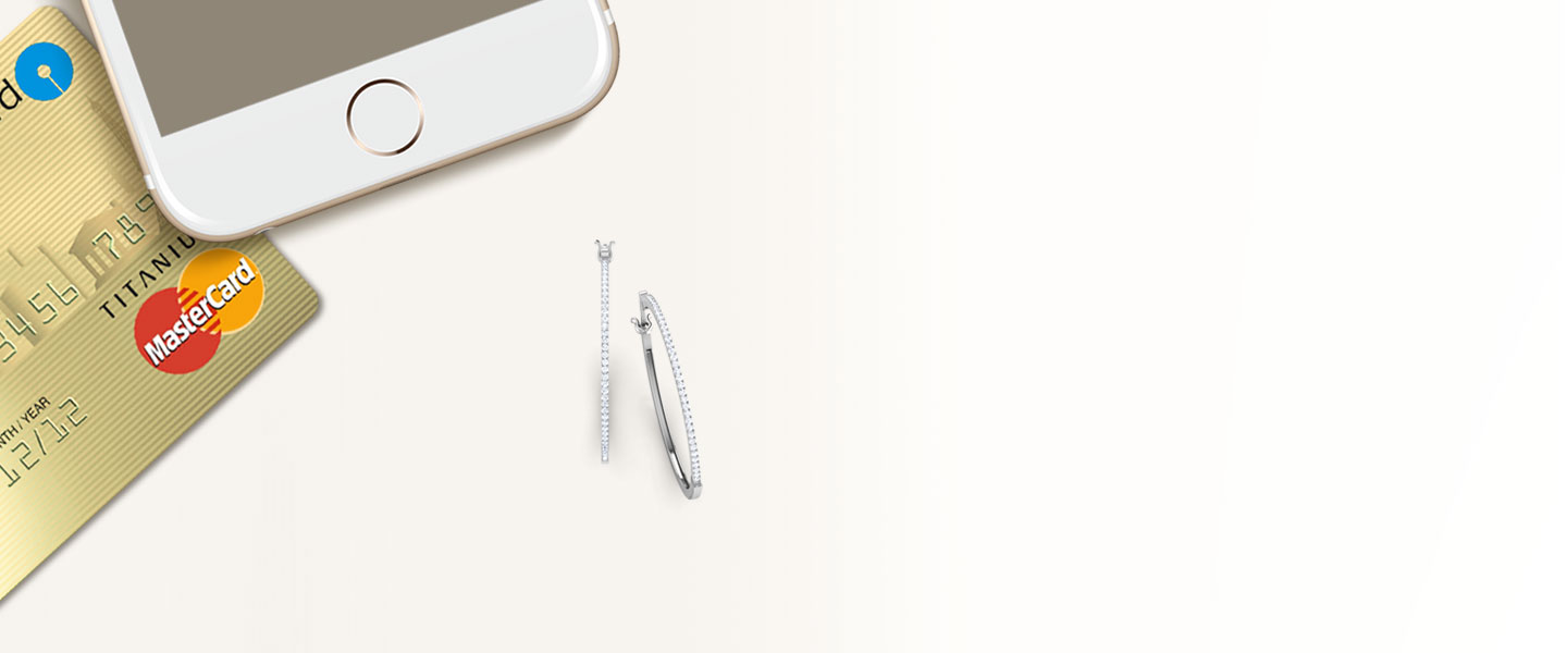 Diamond Earrings 14 Karat White Gold Kristine Diamond Hoop Earrings