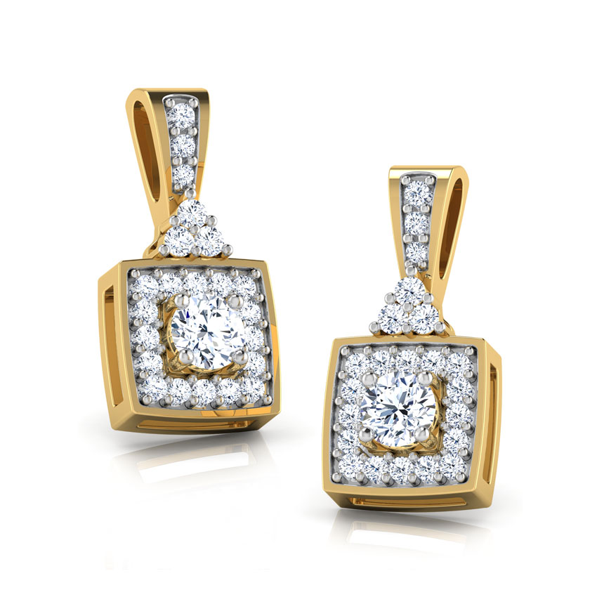 Scintillate Diamond Drop Earrings Scintillate Diamond Drop Earrings