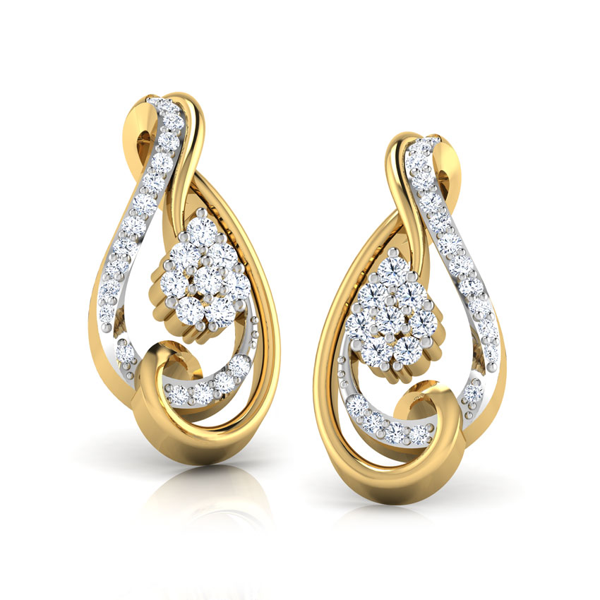 Entwine Swirl Stud Earrings