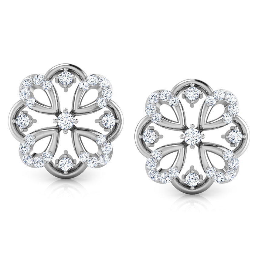 Rangoli Diamond Stud Earrings Rangoli Diamond Stud Earrings