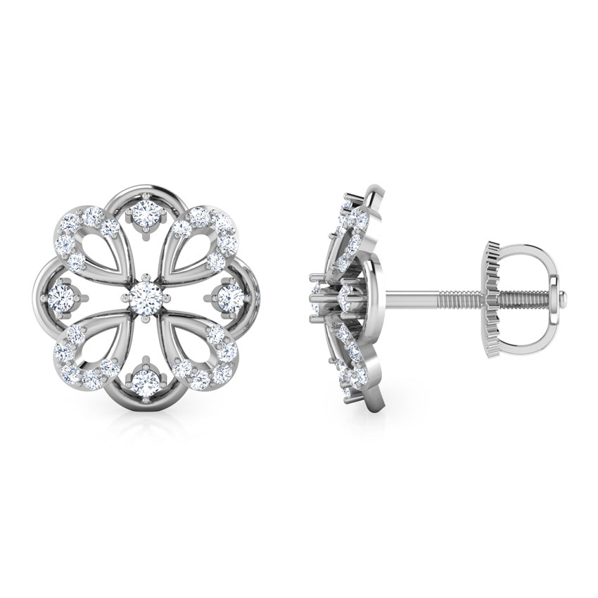 Rangoli Diamond Stud Earrings Rangoli Diamond Stud Earrings