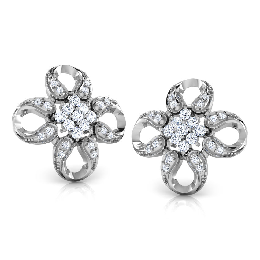 Quadra Horseshoe Diamond Stud Earrings Quadra Horseshoe Diamond Stud Earrings