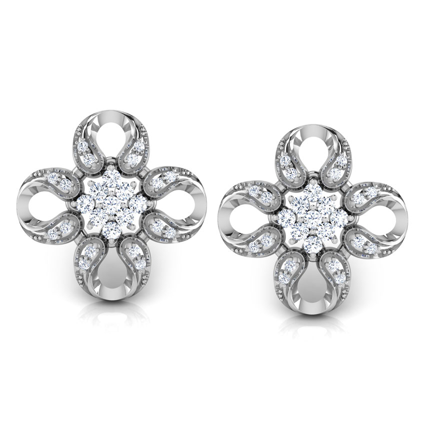 Quadra Horseshoe Diamond Stud Earrings Quadra Horseshoe Diamond Stud Earrings