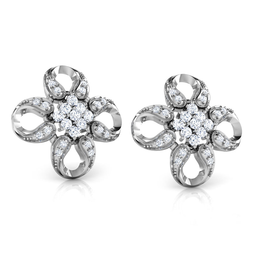 Quadra Horseshoe Diamond Stud Earrings Quadra Horseshoe Diamond Stud Earrings