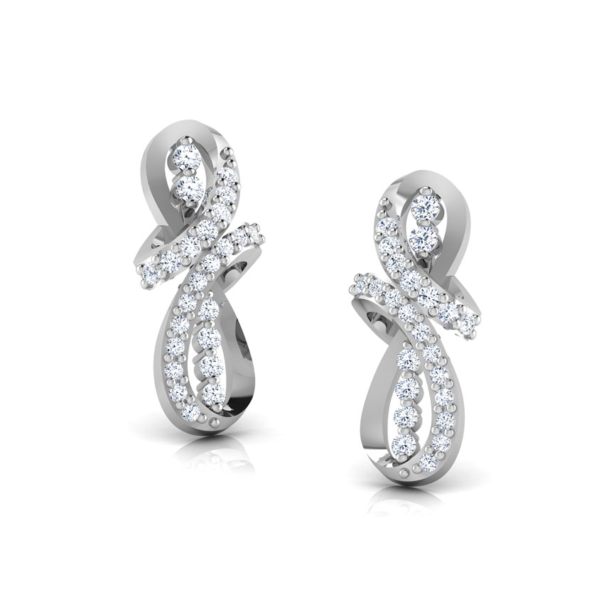 Infinity Knot Stud Earrings