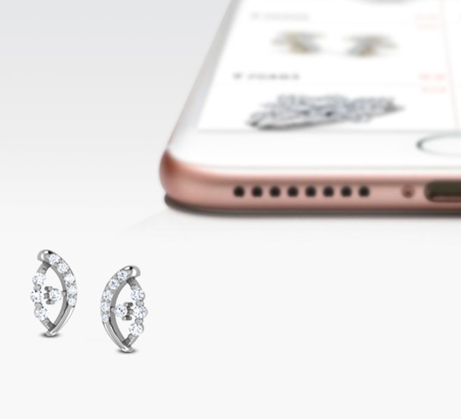 Dazzling Pie Diamond Stud Earrings Dazzling Pie Diamond Stud Earrings